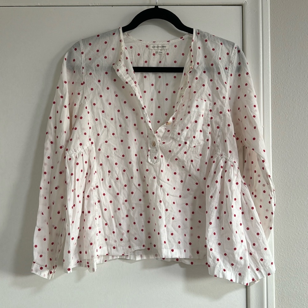 Isabel Marant Polka Dot Tissue Blouse